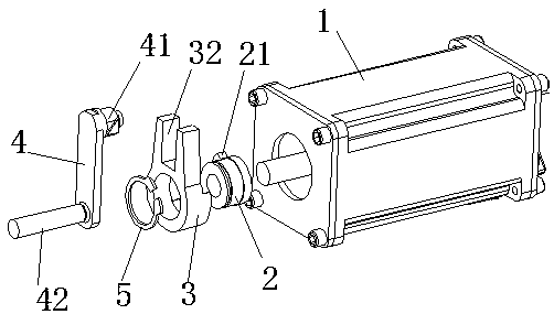 Thread shearing or presser foot lifting drive mechanism of sewing machine and thread shearing or presser foot lifting device