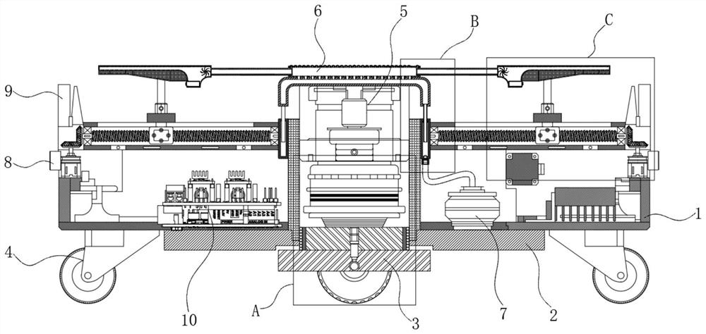 Carrying robot for intelligent warehouse