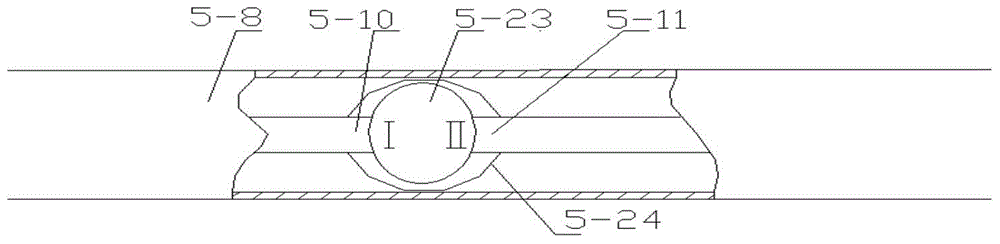 An axial continuous temperature and pressure measurement device for fluid in a pipe