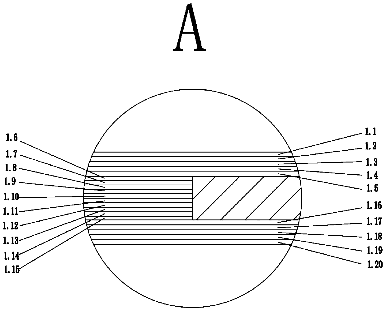 Molding and preparation method of carbon fiber transmission shaft for Formula Student racing car