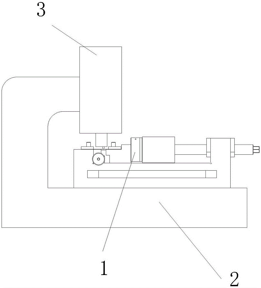 Device and method for testing relation between residual stress and surface hardness of metal component