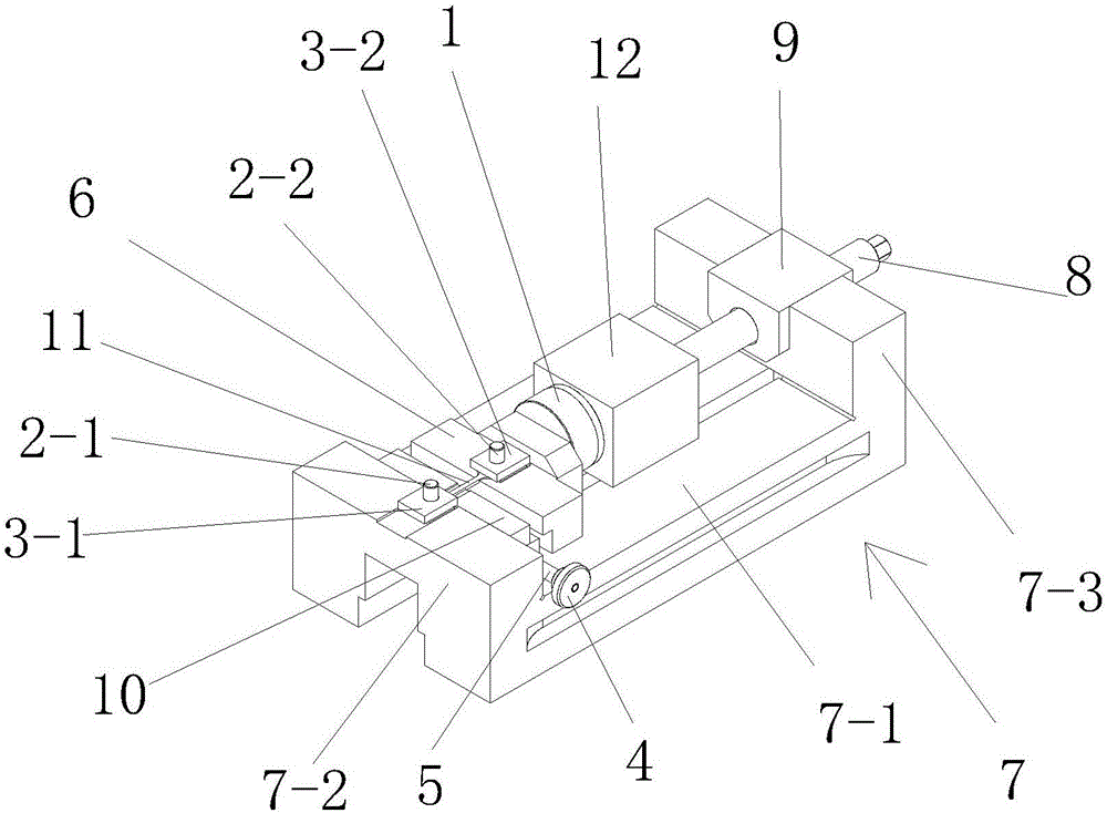 Device and method for testing relation between residual stress and surface hardness of metal component