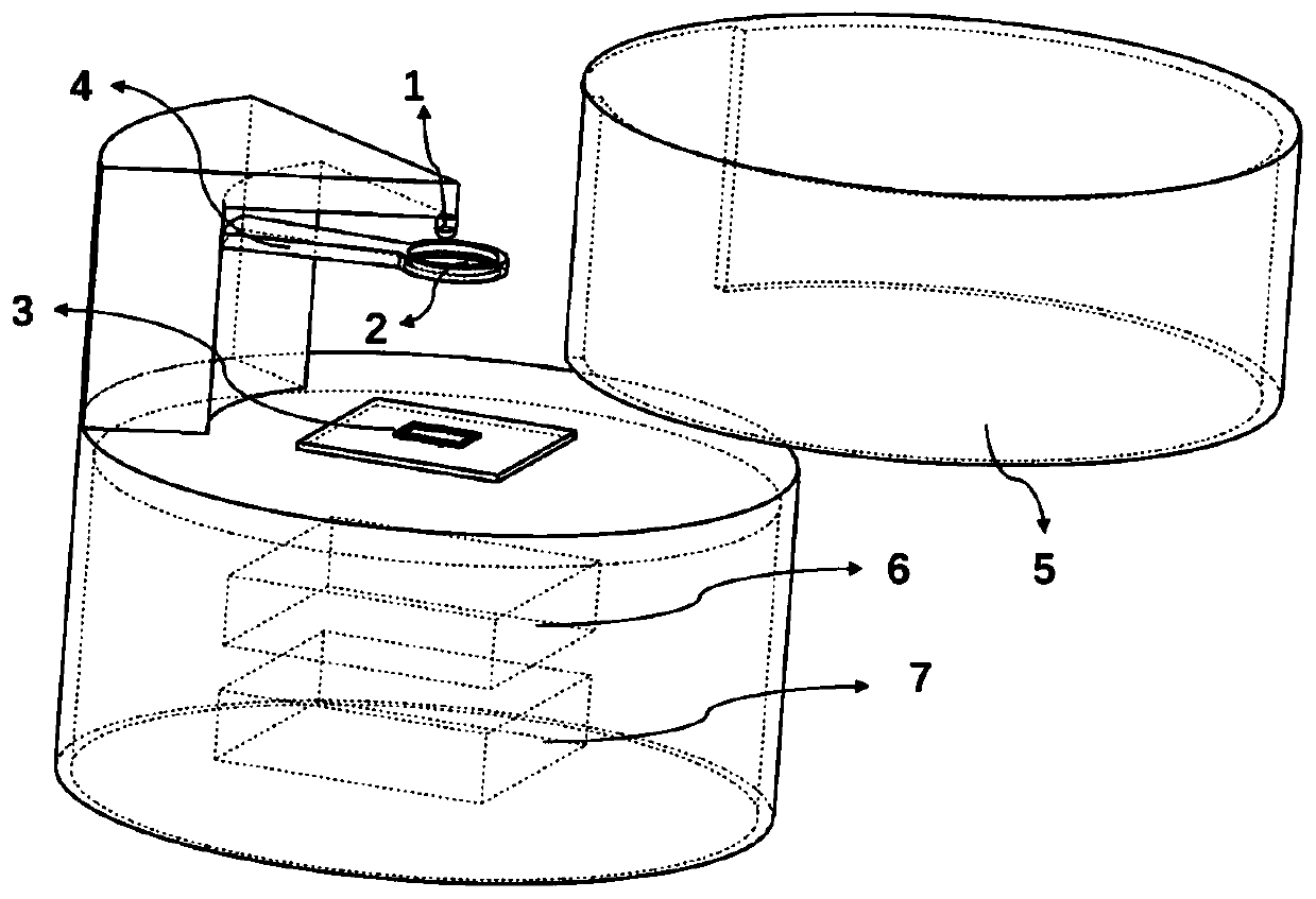 Fluorescence microscopic imaging device and method by using delayed fluorescence