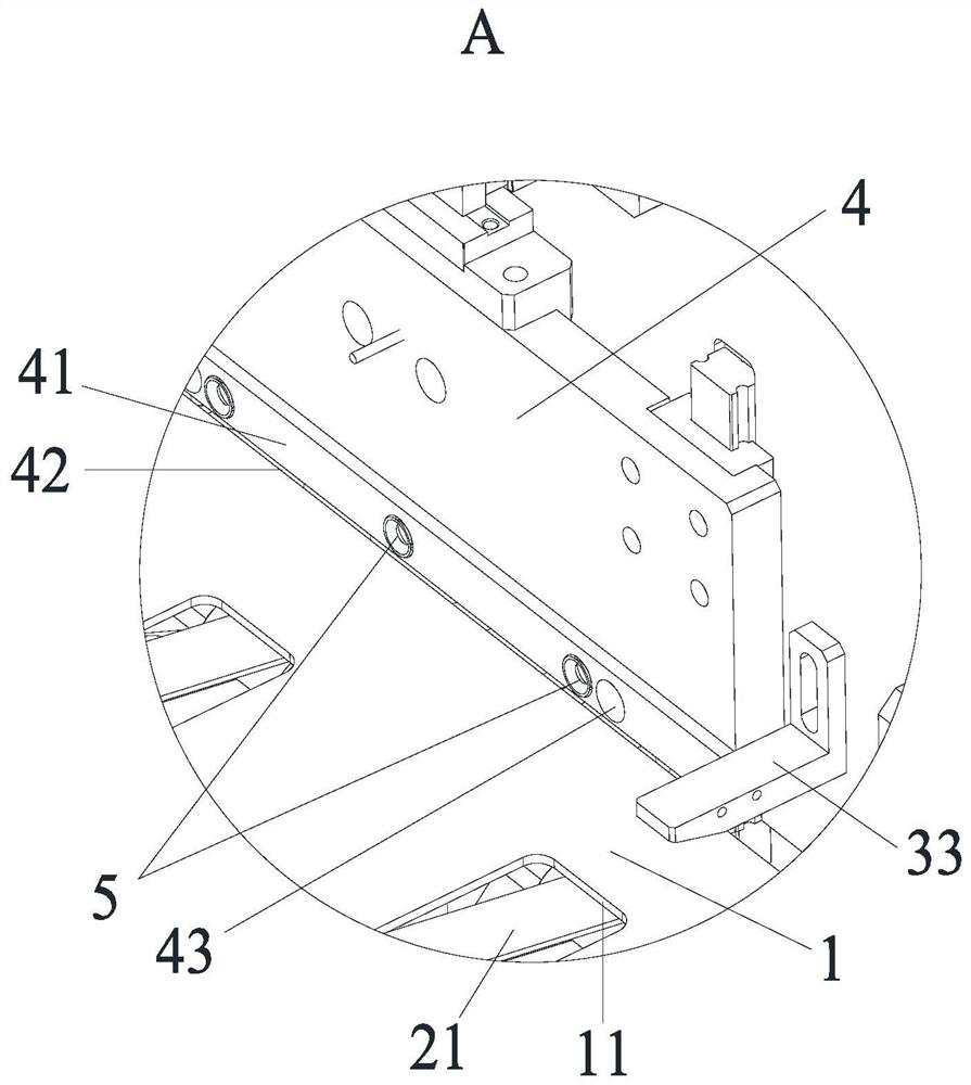 Foxing strip slicing device and packaging box processing equipment