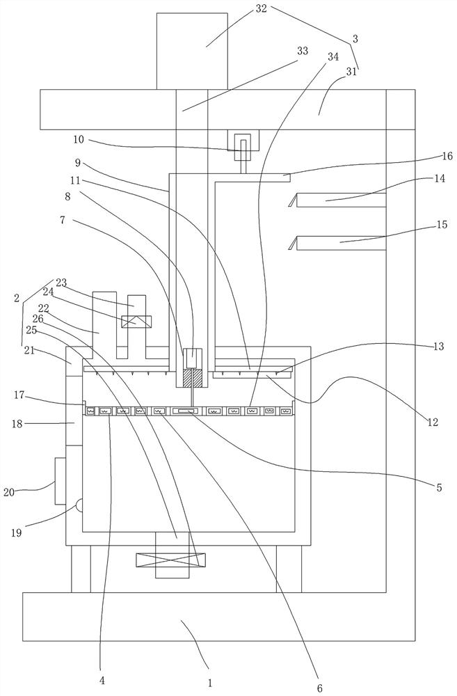 LED packaging glue anti-sedimentation storage device