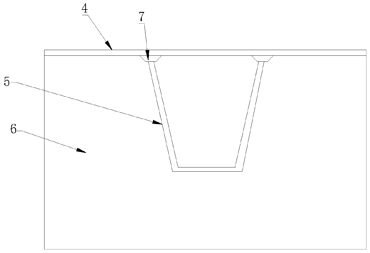 Orthotropic steel bridge deck ductile concrete composite structure and construction method