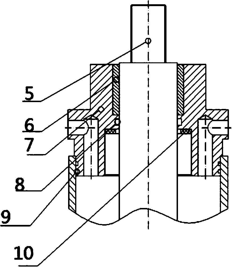 Pneumatic device for pneumatic type horizontal impact table