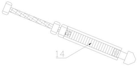 Ground wire connecting device of vertical rod welding machine