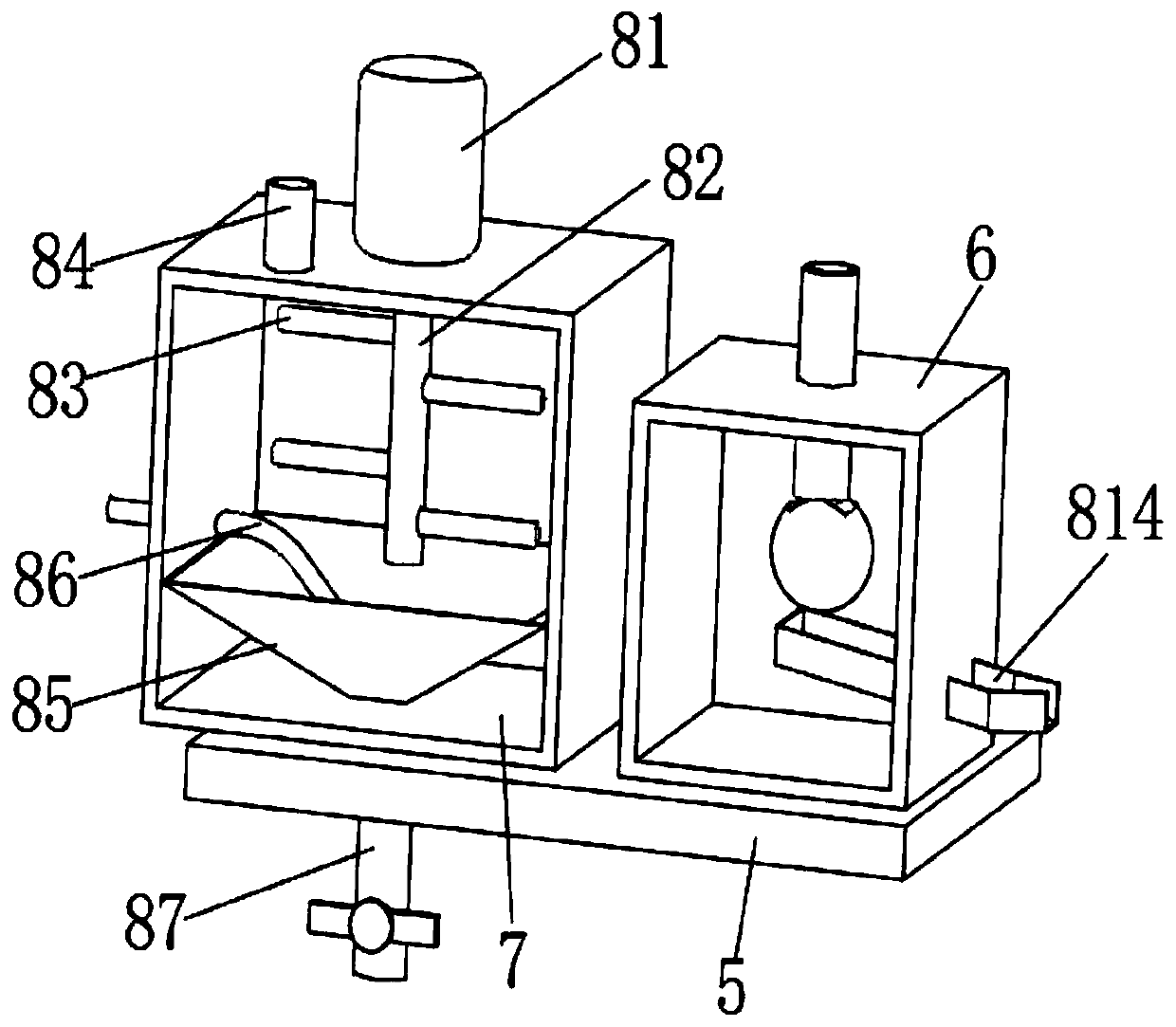 Mouth-opening medicine feeding device for psychiatric patients