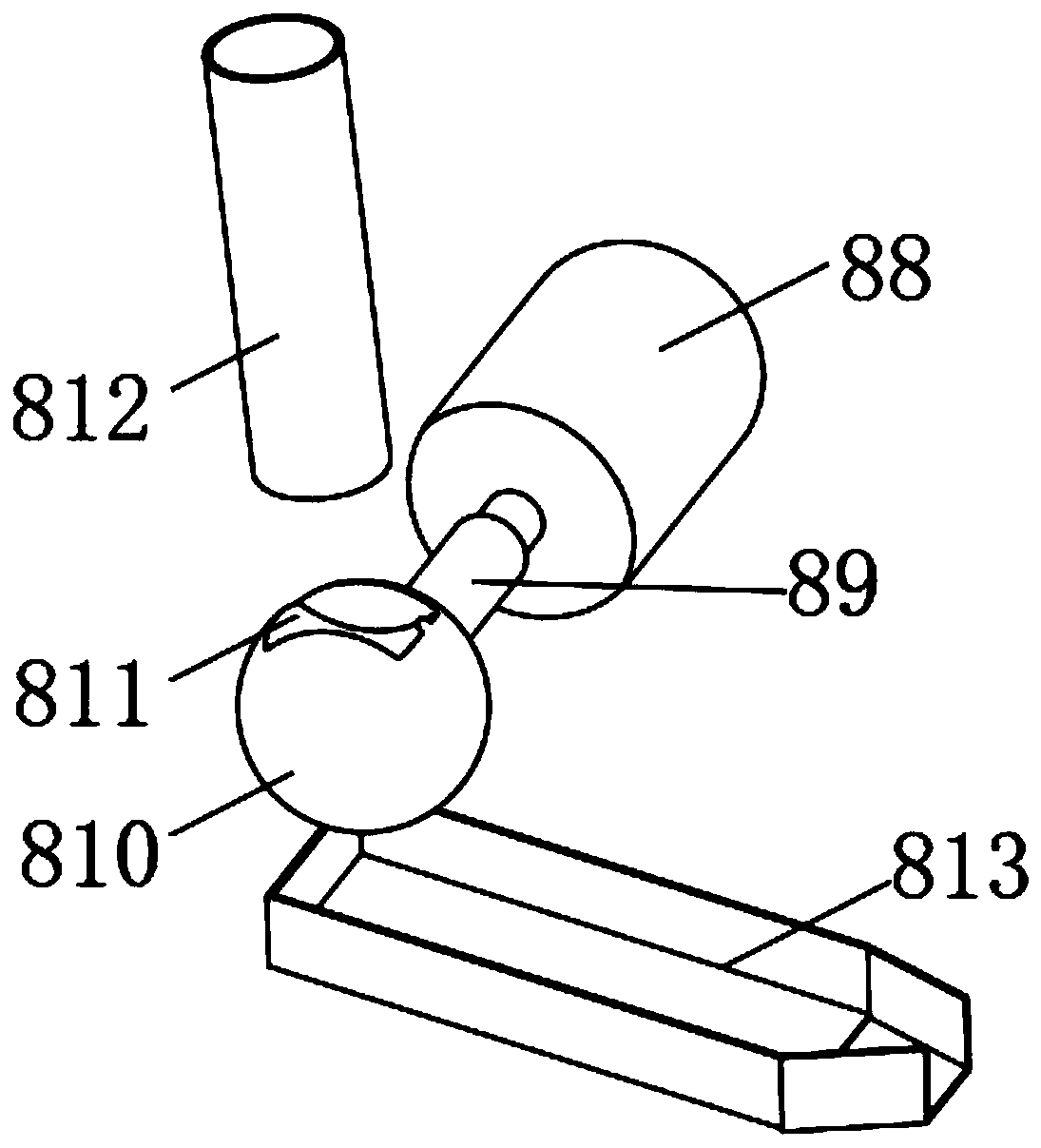 Mouth-opening medicine feeding device for psychiatric patients