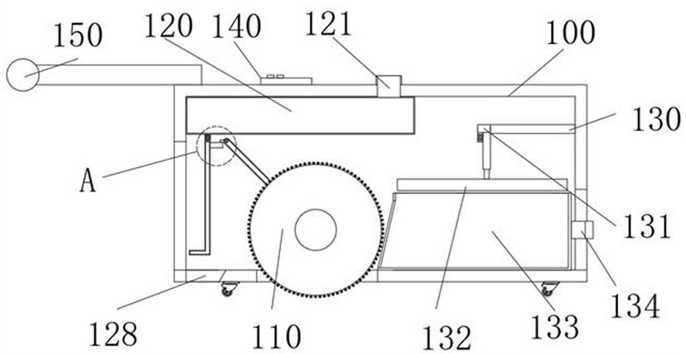 Cleaning device for environmental sanitation