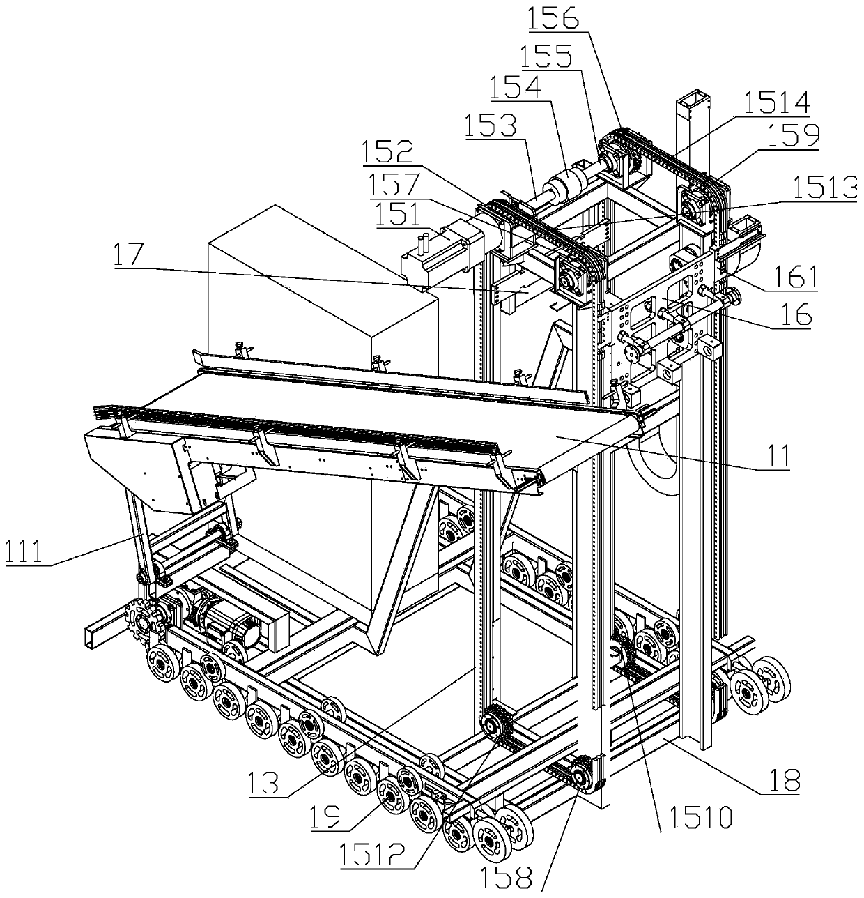 Automatic truck loading equipment