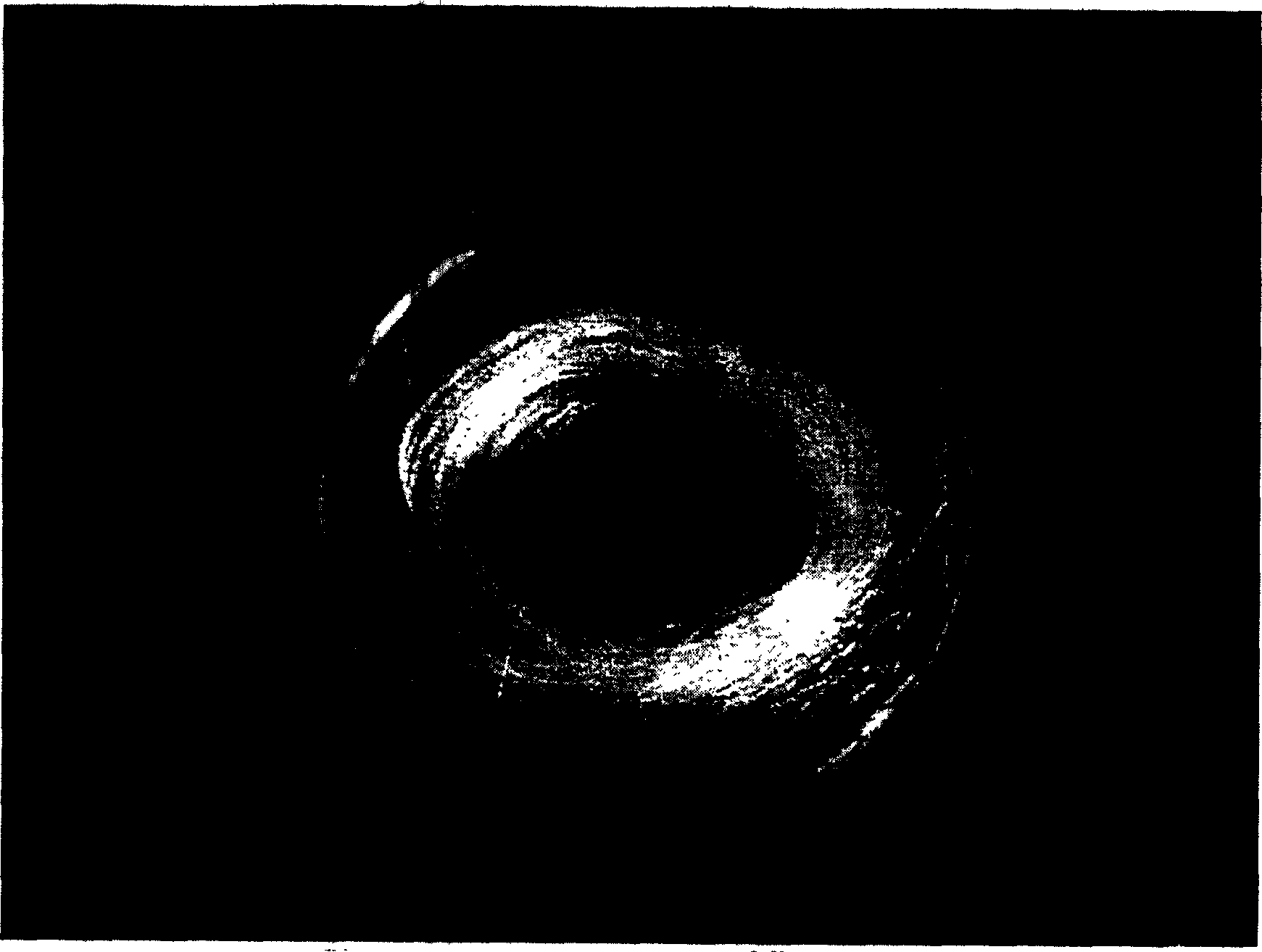 Method and equipment of preparing high performance zirconium oxide continuous fiber