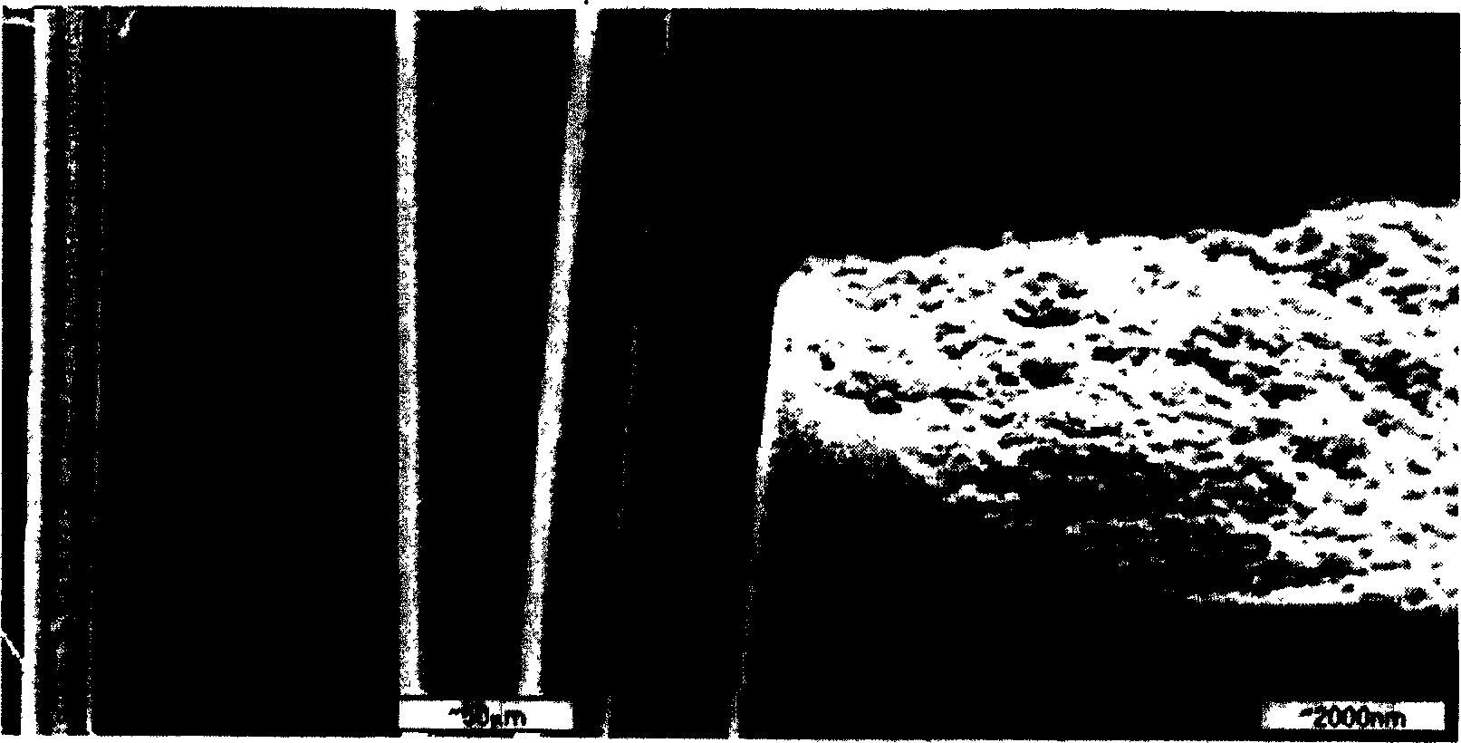 Method and equipment of preparing high performance zirconium oxide continuous fiber