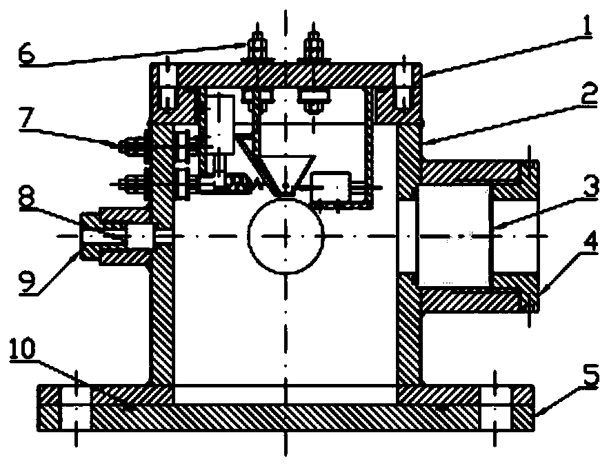 Boron particle laser ignition burning experiment device and experiment method