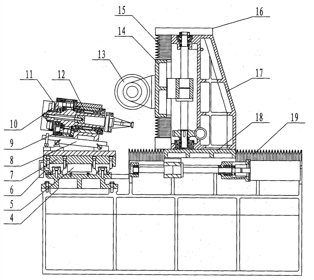 Taper-shank slotting cutter grinding device