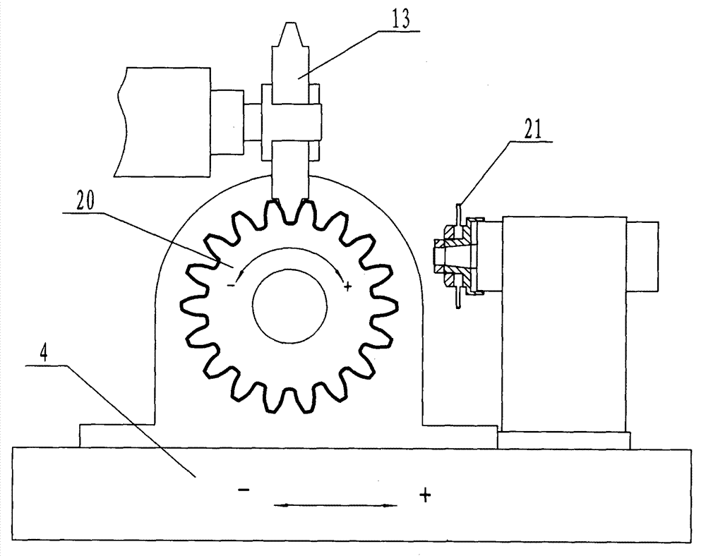 Taper-shank slotting cutter grinding device