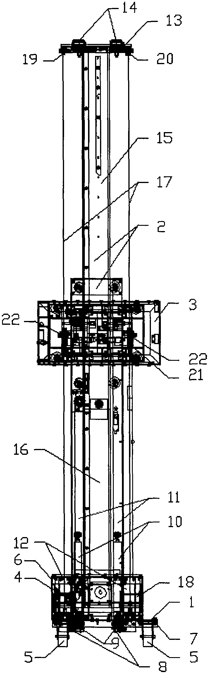 Multi-function indoor construction hanging machine