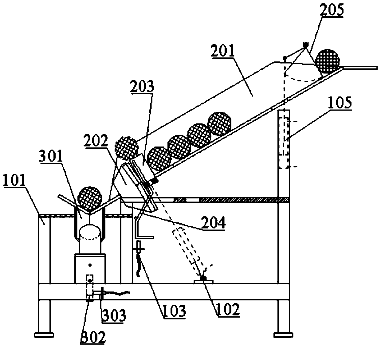 Continuous heat shearing and blank sorting device and method of long bar