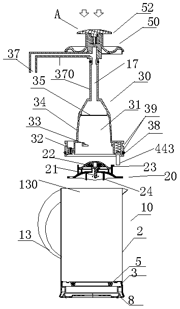 Pressing cavity and kettle