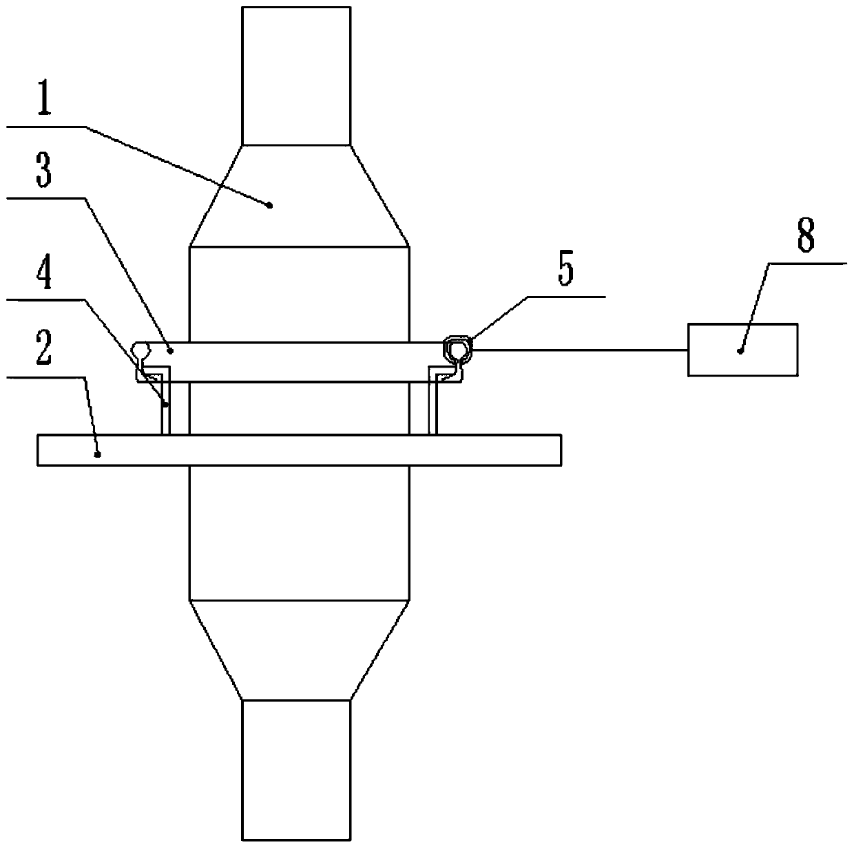 A photoelectric single ingot monitoring device and detection method