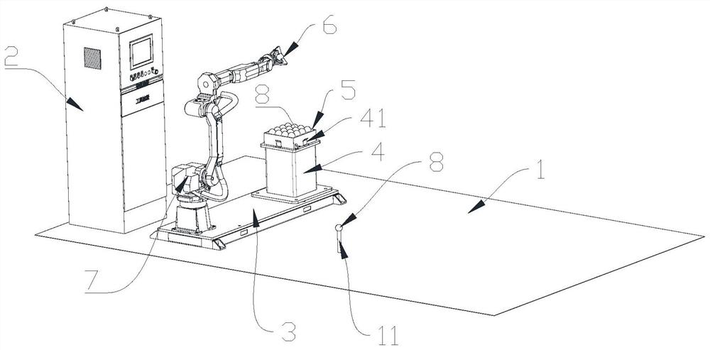 Sensing type automatic golf ball placing device convenient to move