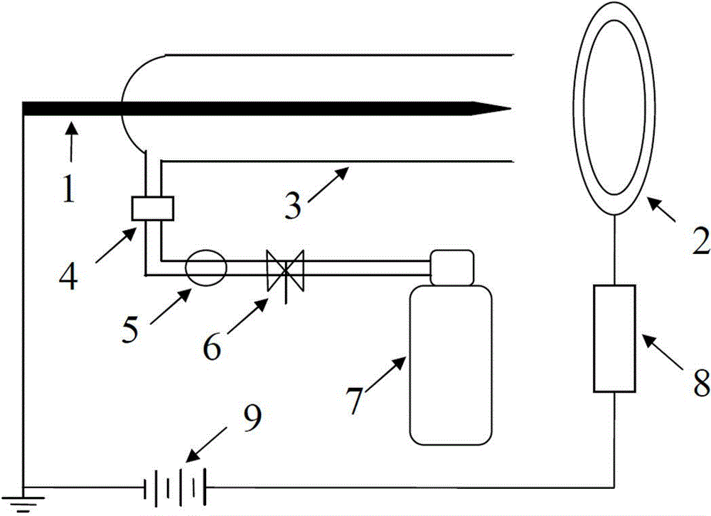 Device and method for producing continuous low-temperature large-section atmospheric pressure plasma plumes