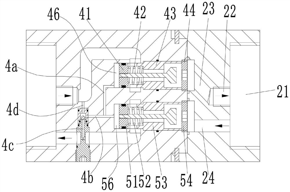 Check valve for downhole double-layer coiled tubings