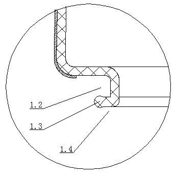 Assembling method for heating anti-explosion glass cup kettle