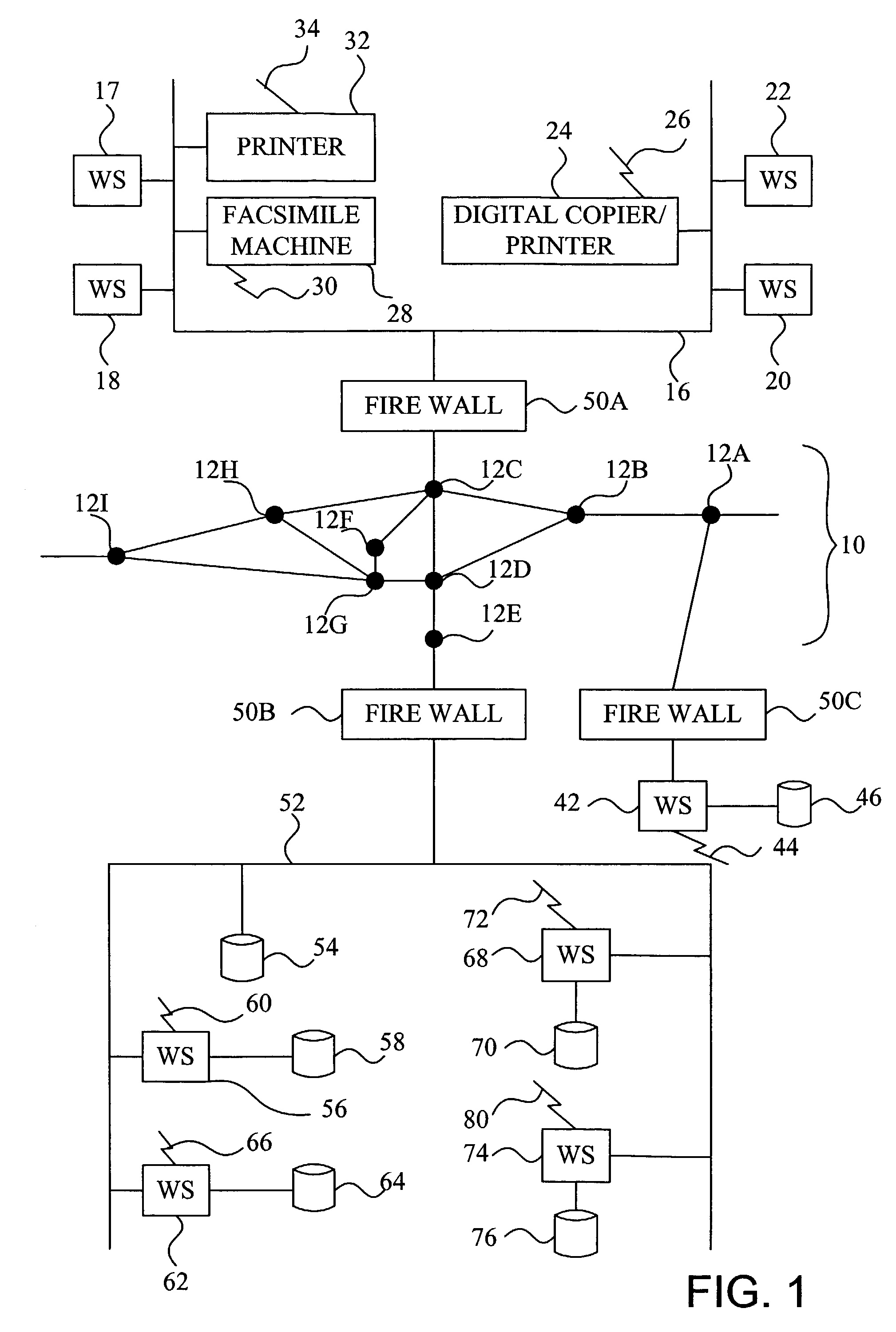 Method and system of remote monitoring and support of devices, including handling Email messages having message types specified within the Email message