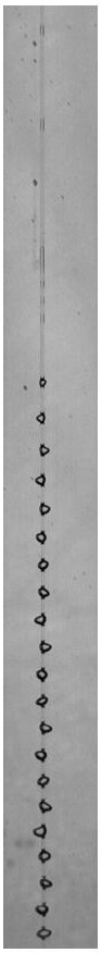 Method of super hydrophobic orbit regulating air bubble division