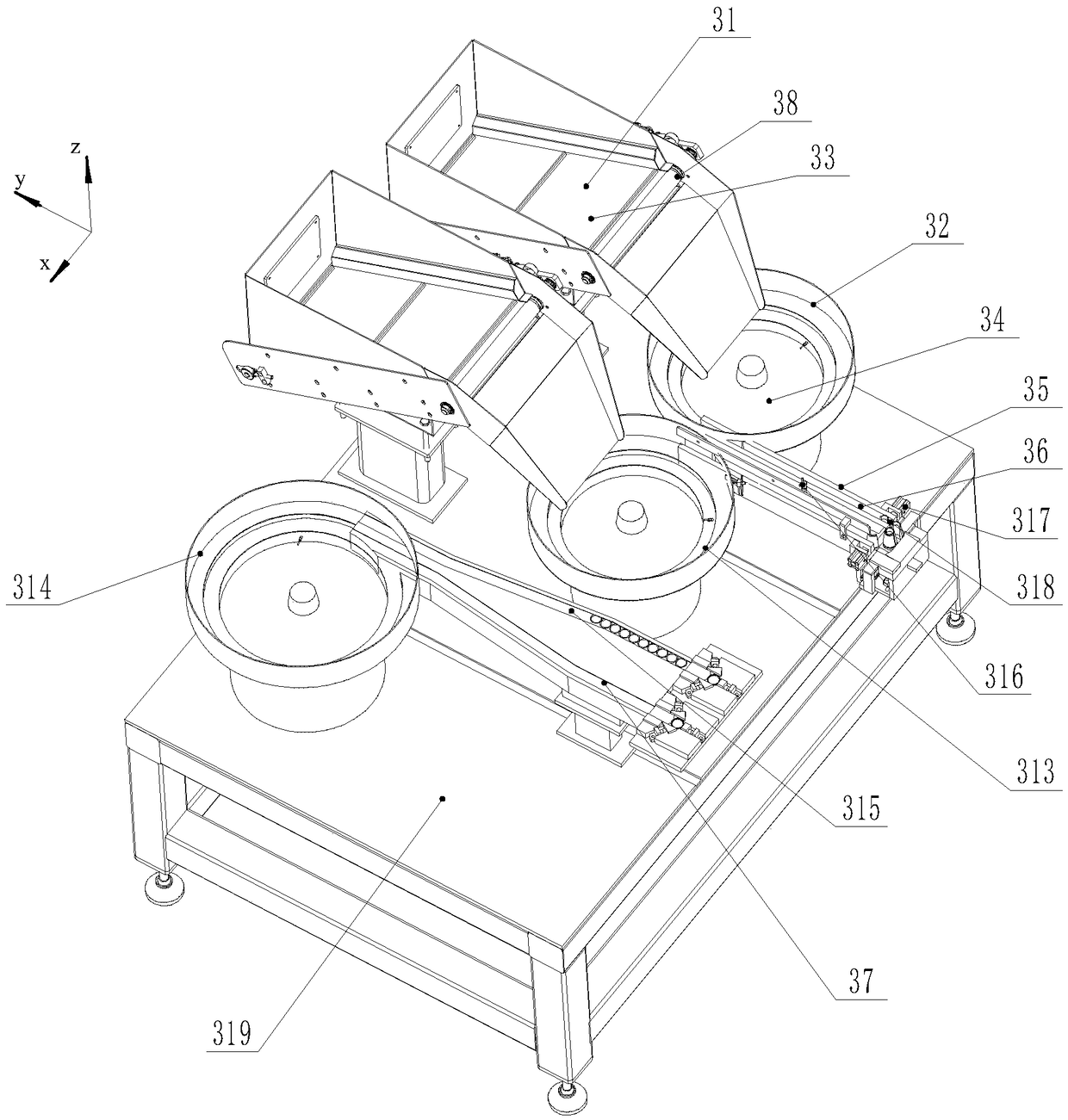 Translation carrying mechanism and operation method thereof