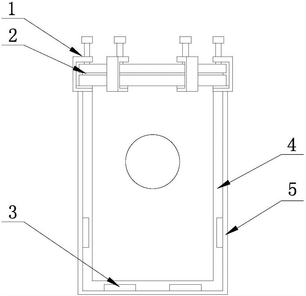 Electrochemical corrosion test apparatus and application method thereof