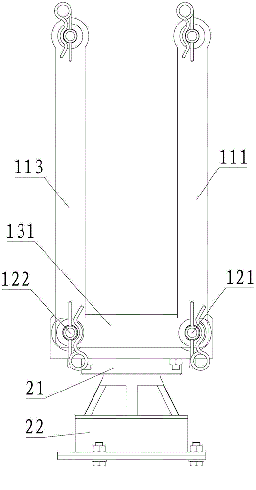 Steel wire rope protection device and rotary drilling rig