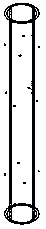 Experimental device and experimental method for testing vibration of completion string of high-yield gas well