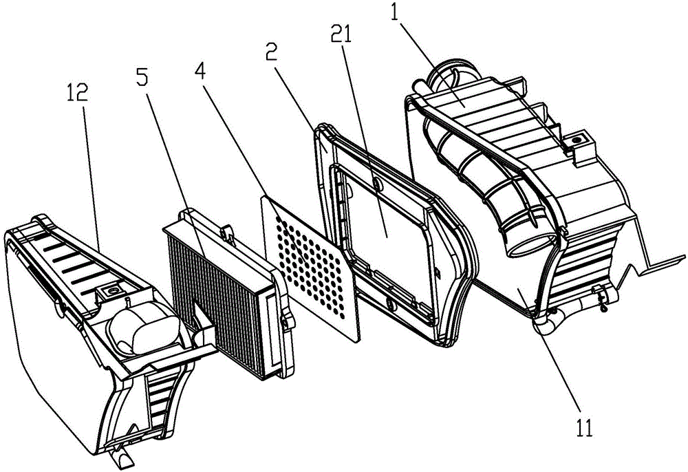 A motorcycle air filter with a detachable fireproof board