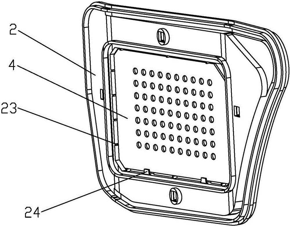 A motorcycle air filter with a detachable fireproof board