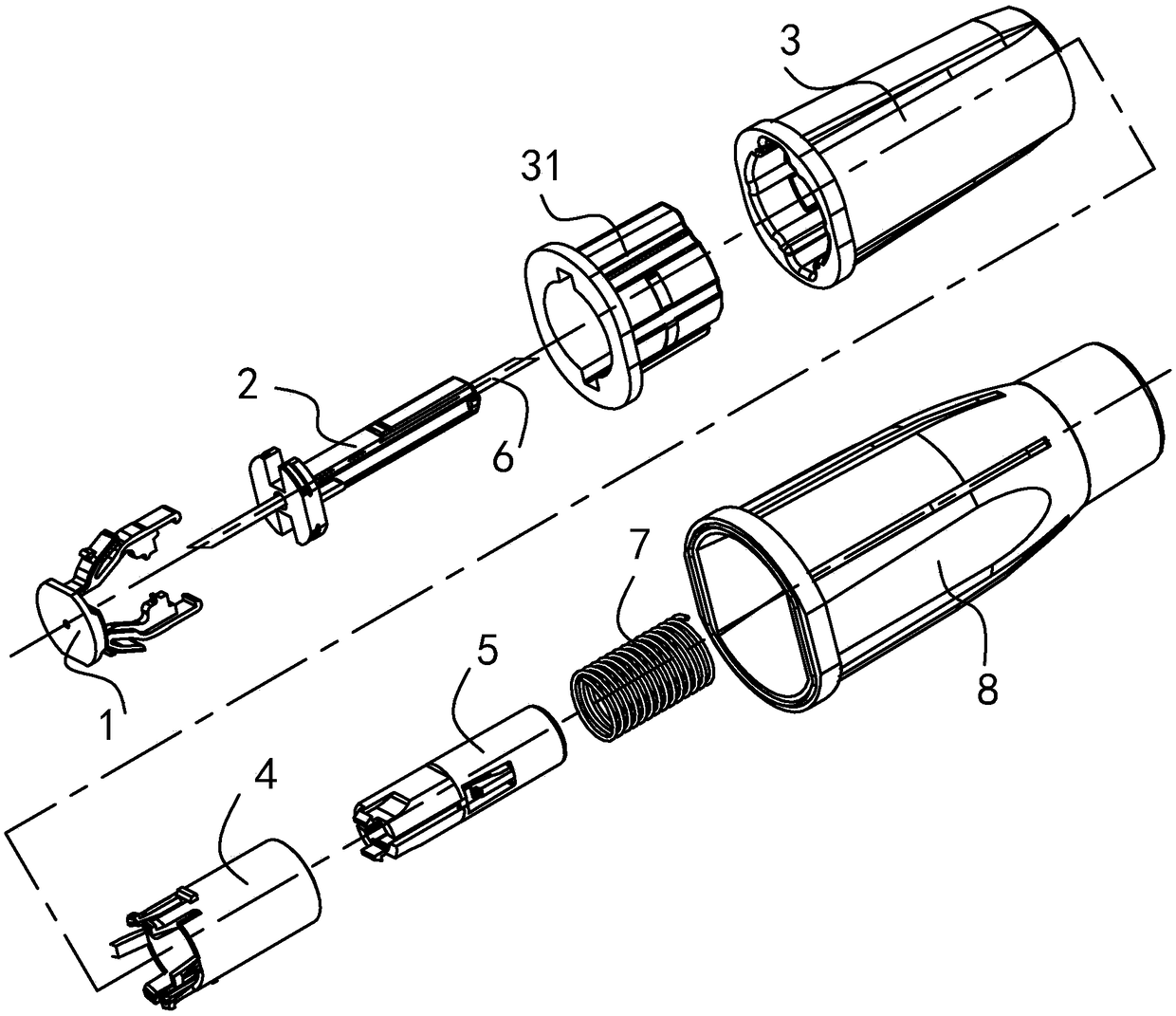 Safe insulin syringe needle