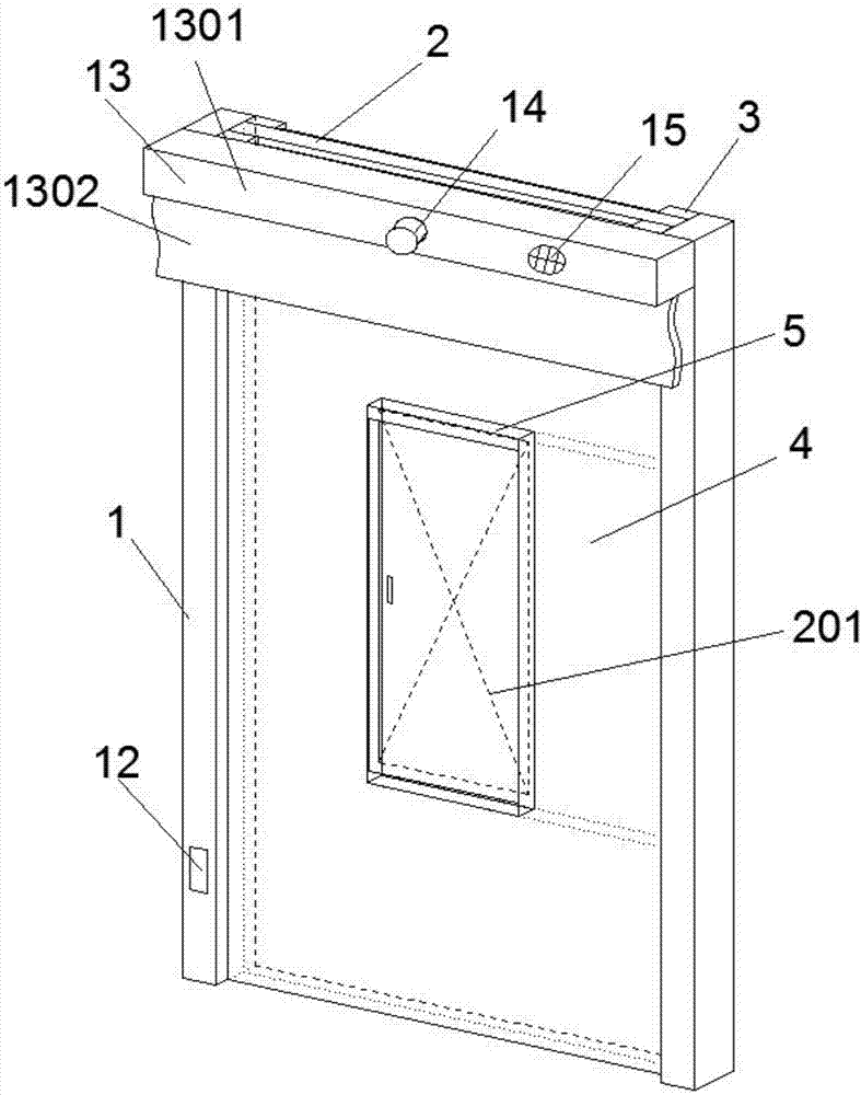 Smart home misjudgment-prevention invisible security window