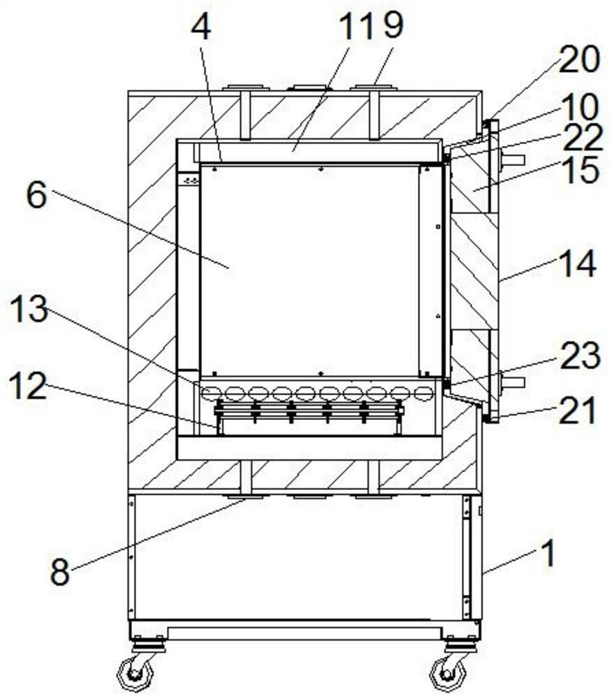 Ultrahigh-uniformity natural ventilation aging test box