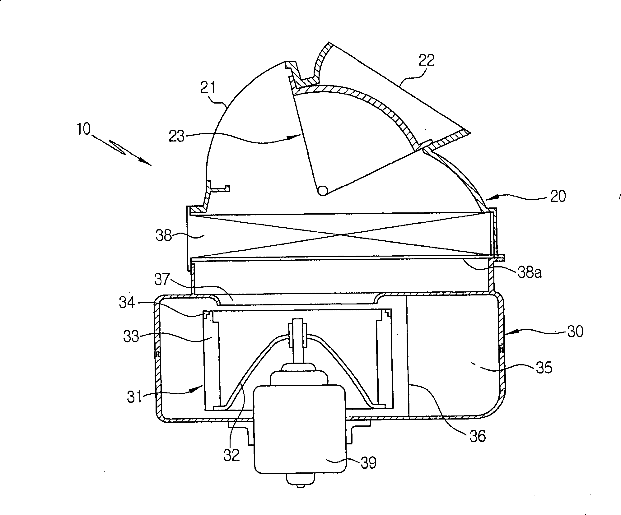 Blower for vehicles