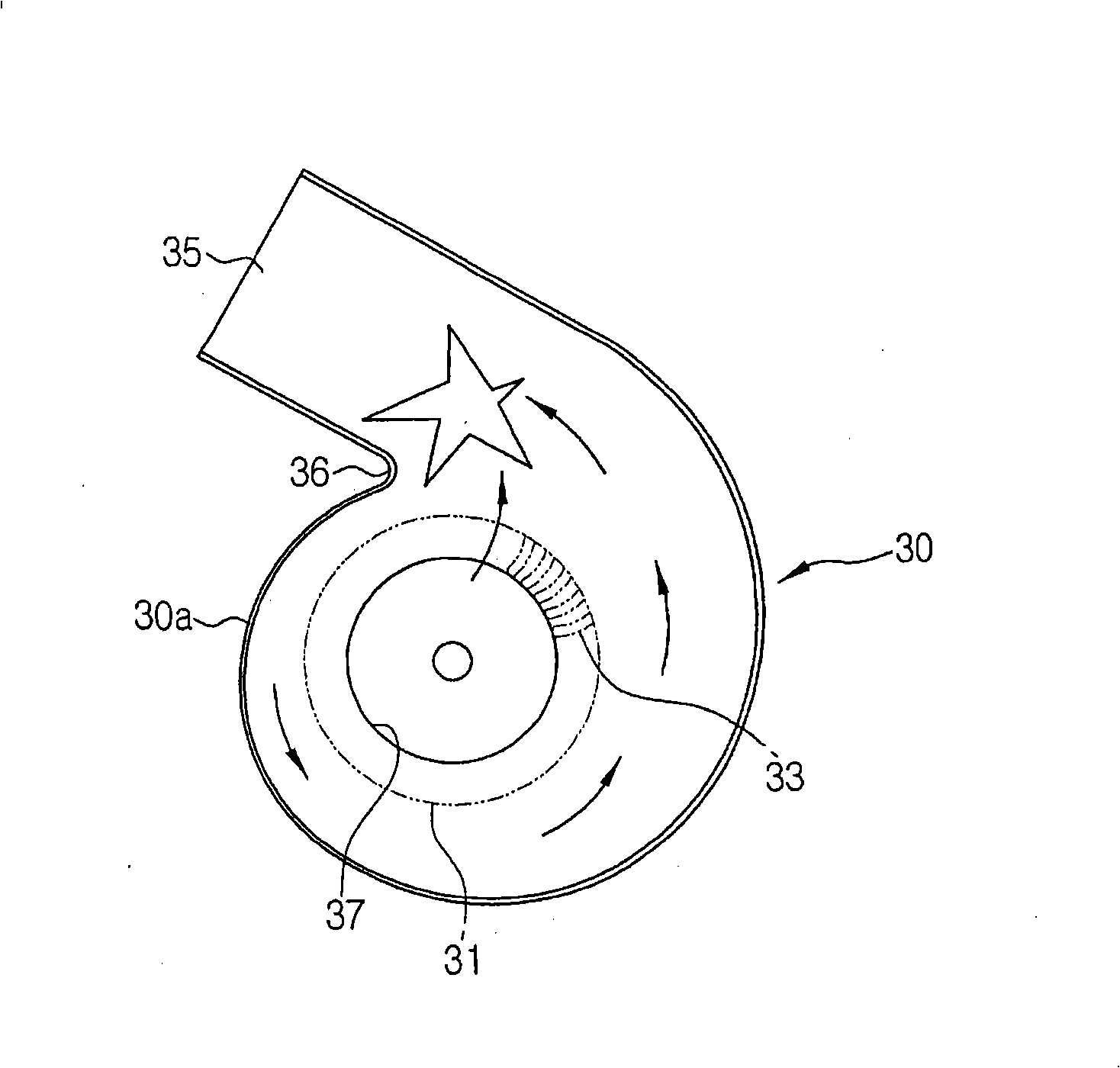 Blower for vehicles