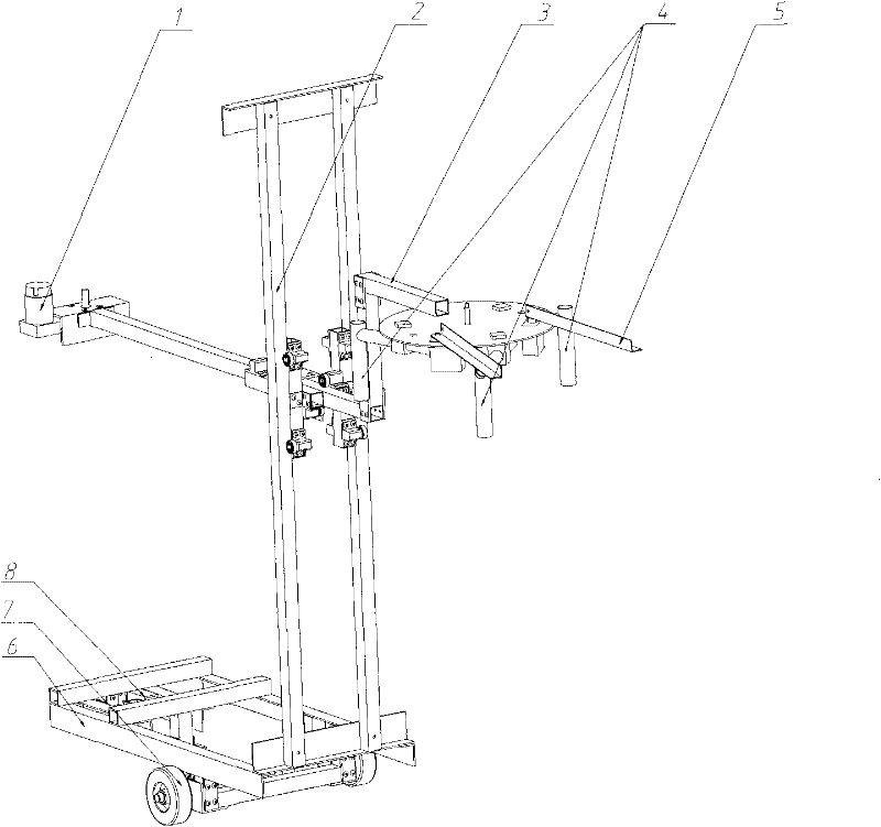 Three-dimensional robot having obstacle detouring function