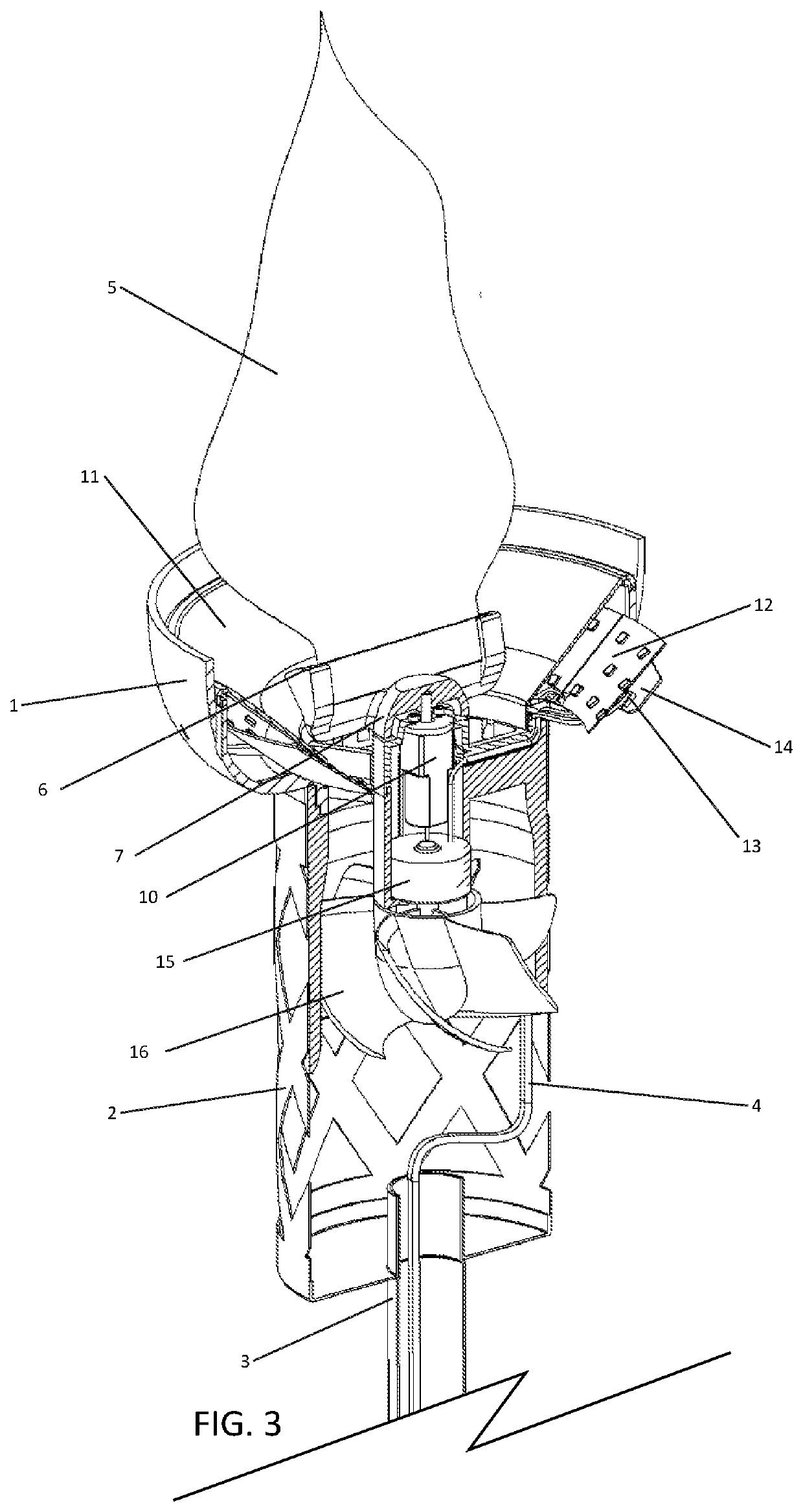 Simulated Torch Novelty Device