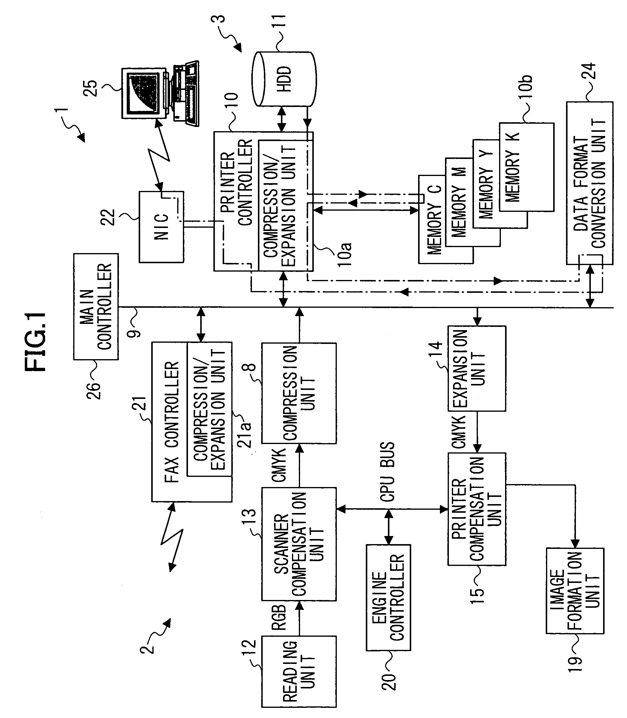 Copying apparatus, a program, and a storage medium