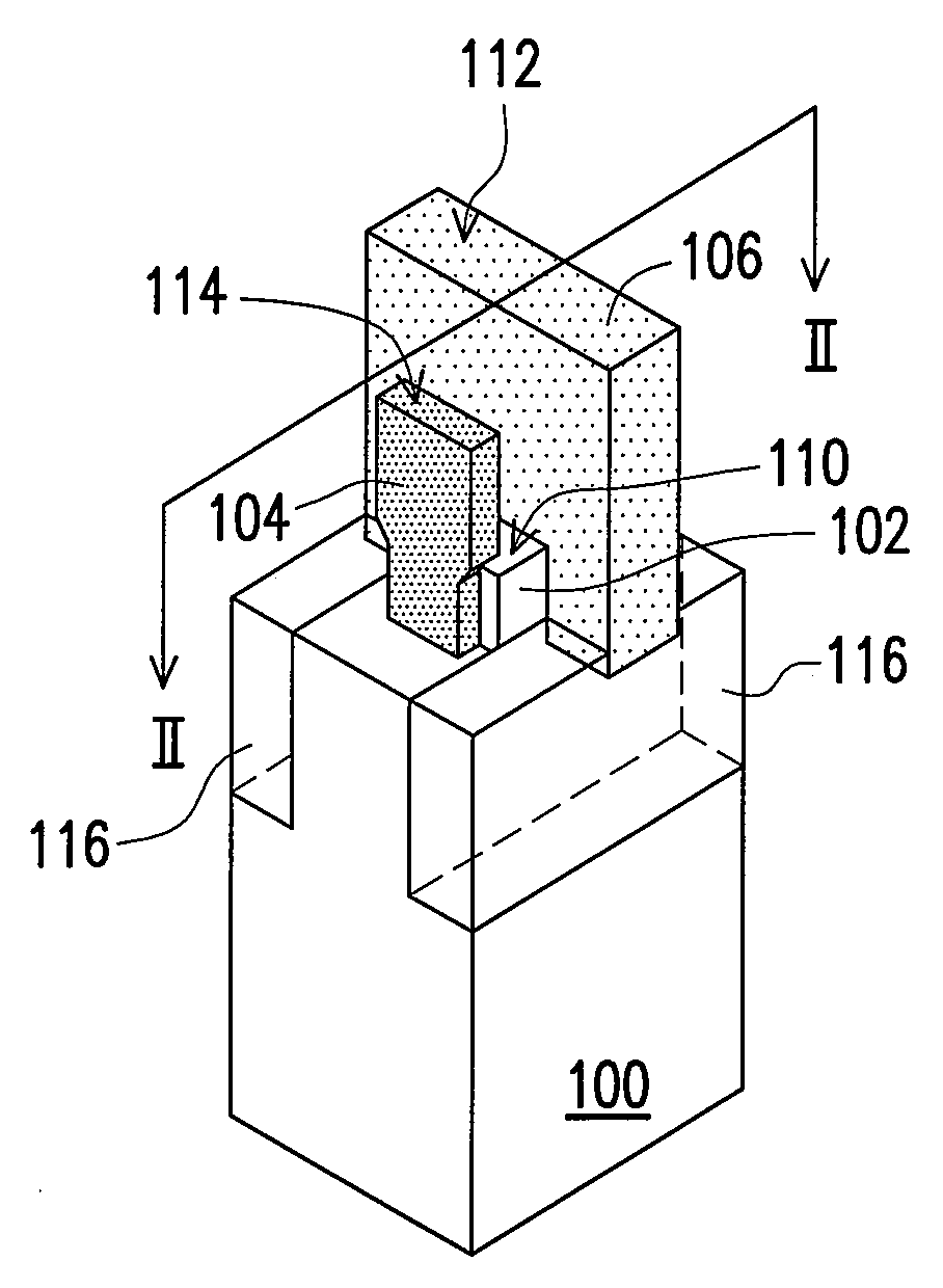 Elevated channel flash device and manufacturing method thereof