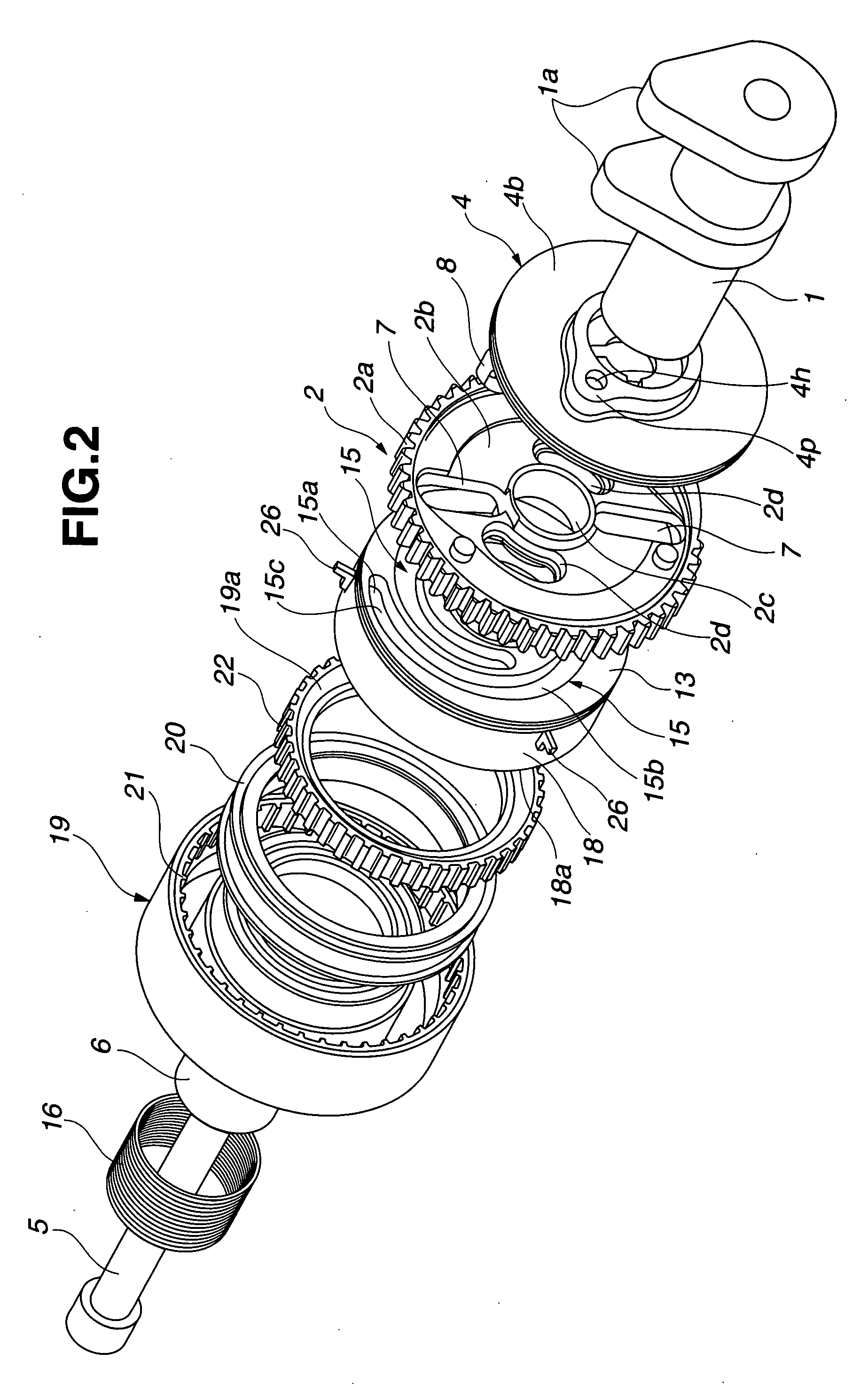 Phase angle detection apparatus and variable valve timing control apparatus using the phase angle detection apparatus for internal combustion engine