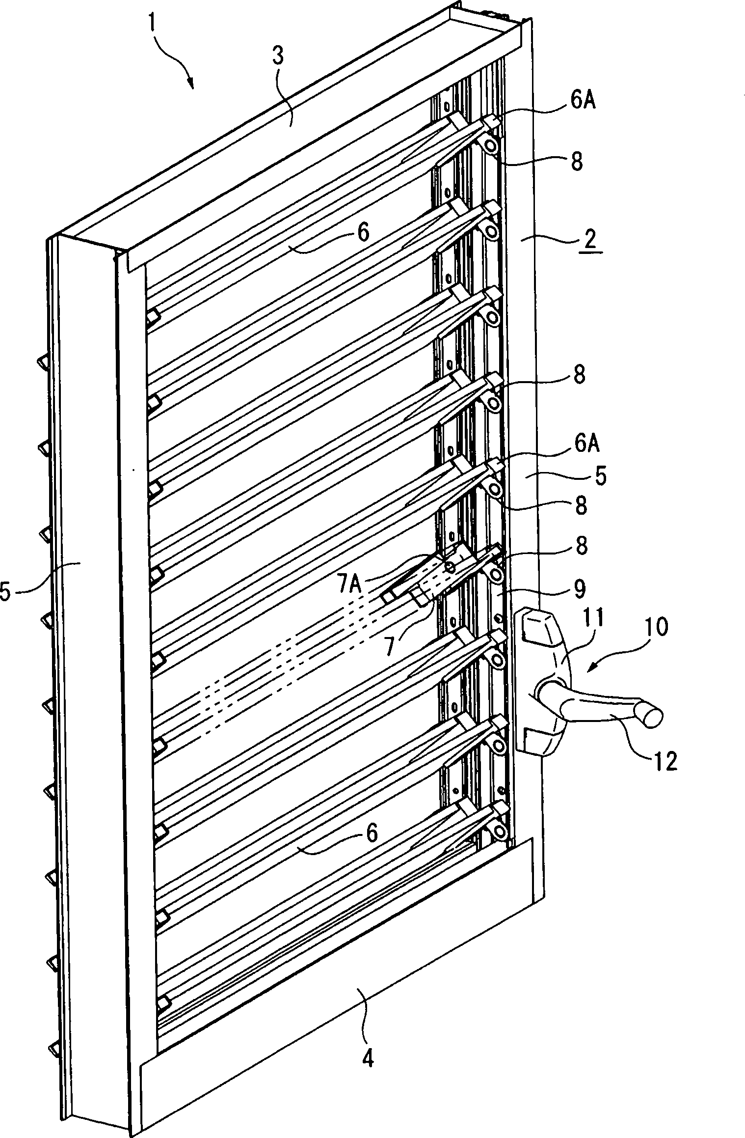 Window opening and closing device and door and window