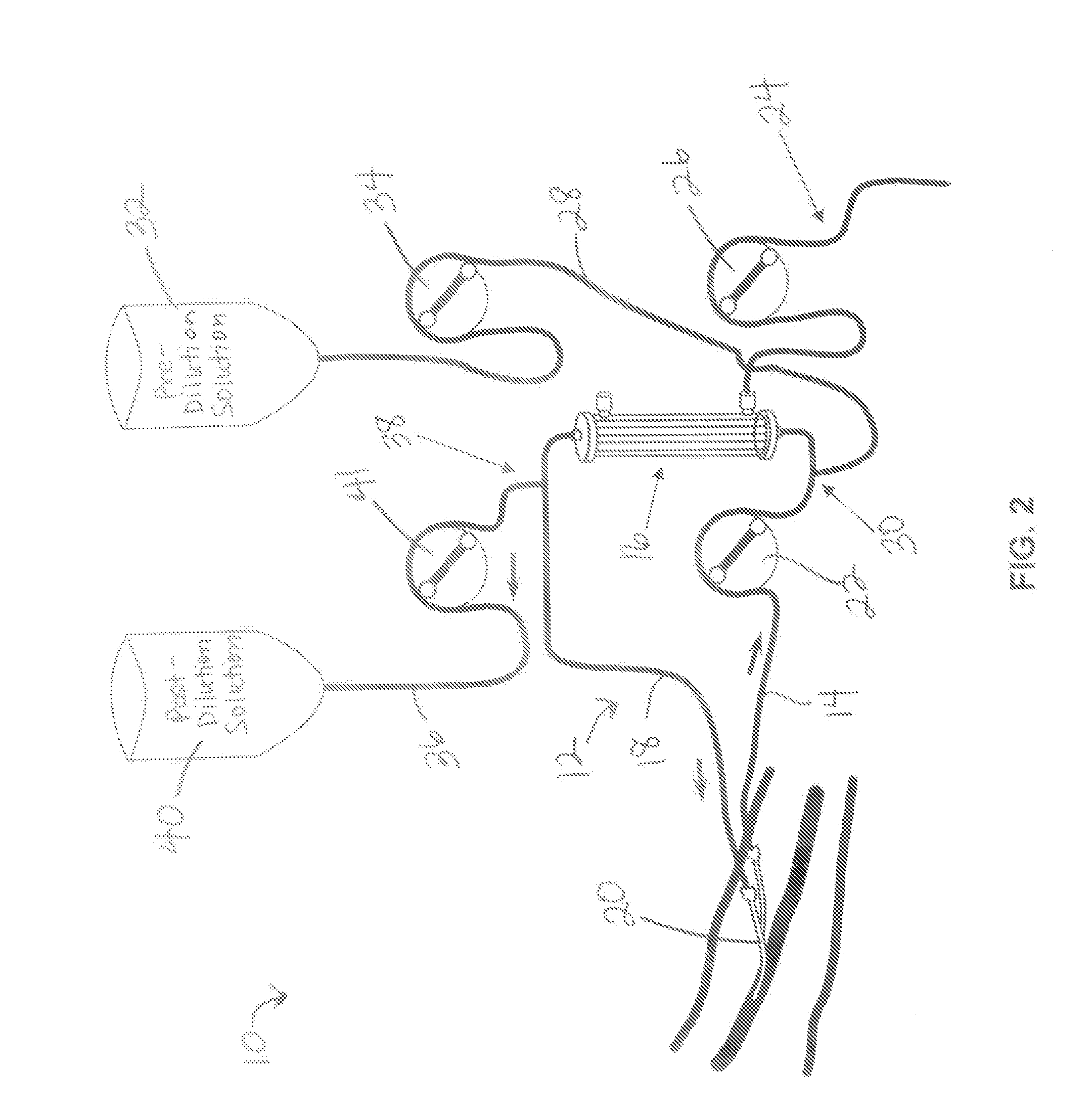 System and method for delivery of regional citrate anticoagulation to extracorporeal blood circuits