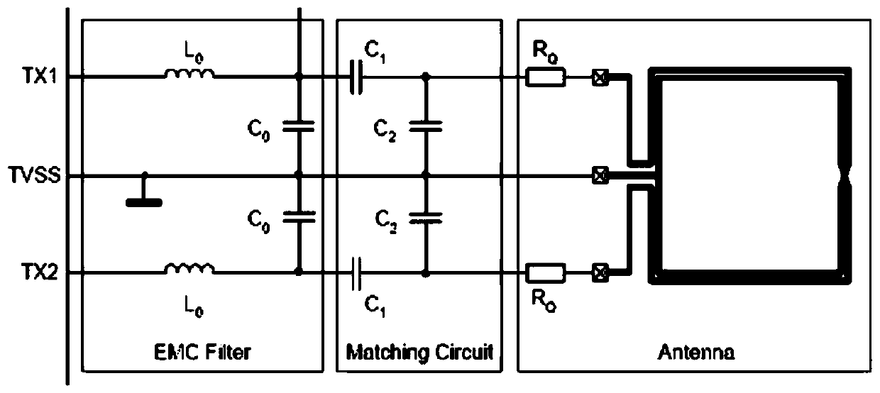 RFID read-write antenna design method for LCD screen